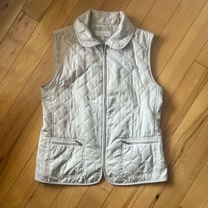 Womens Talbots Beige Vest : Size X-small